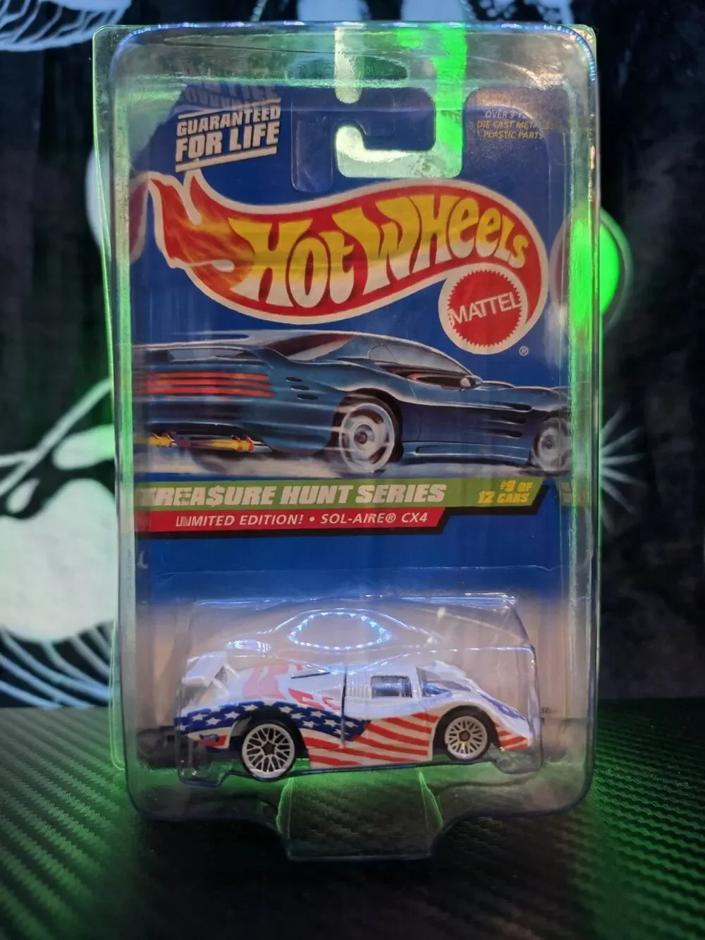 Mattel Hot Wheels Treasure Hunt Series Limited Edition Sol-Aire CX4 #9 #757 1997